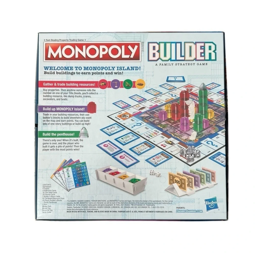 Monopoly Builder Board Game